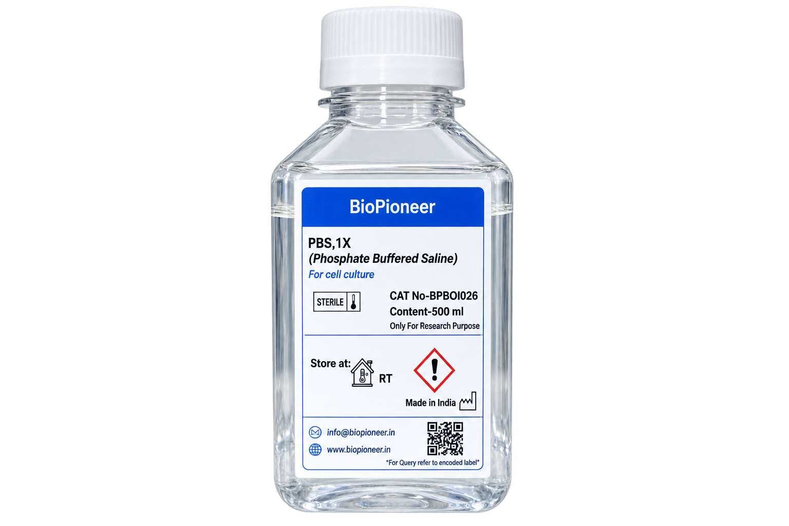 PBS pH 7.4 for Cell Culture